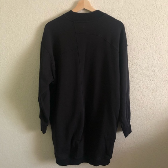 Lululemon Women’s Broken Beats Sweater Dress Black Size Small - Picture 2 of 6